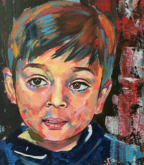 Acrylic Portraits 5