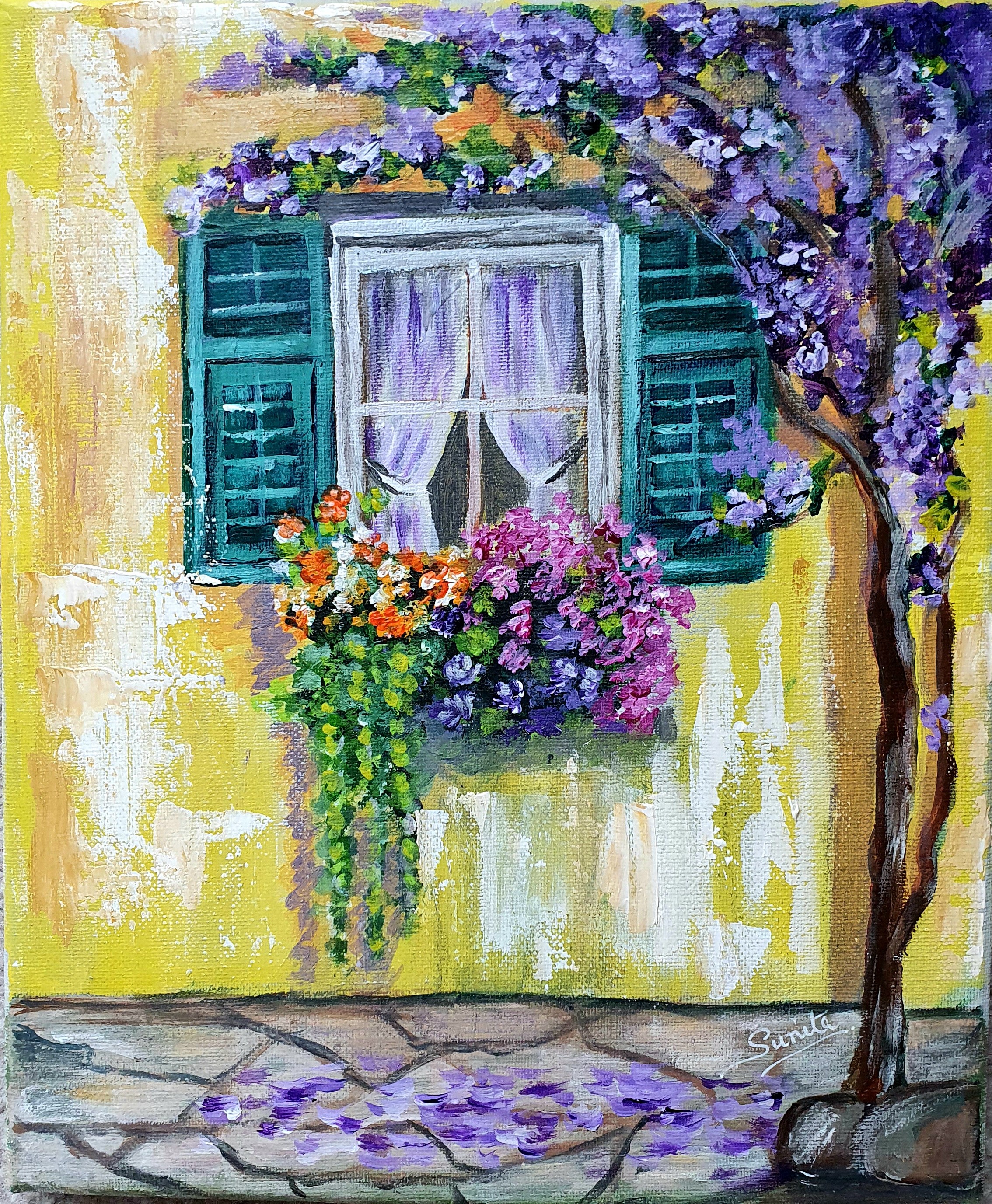 window with flowers1