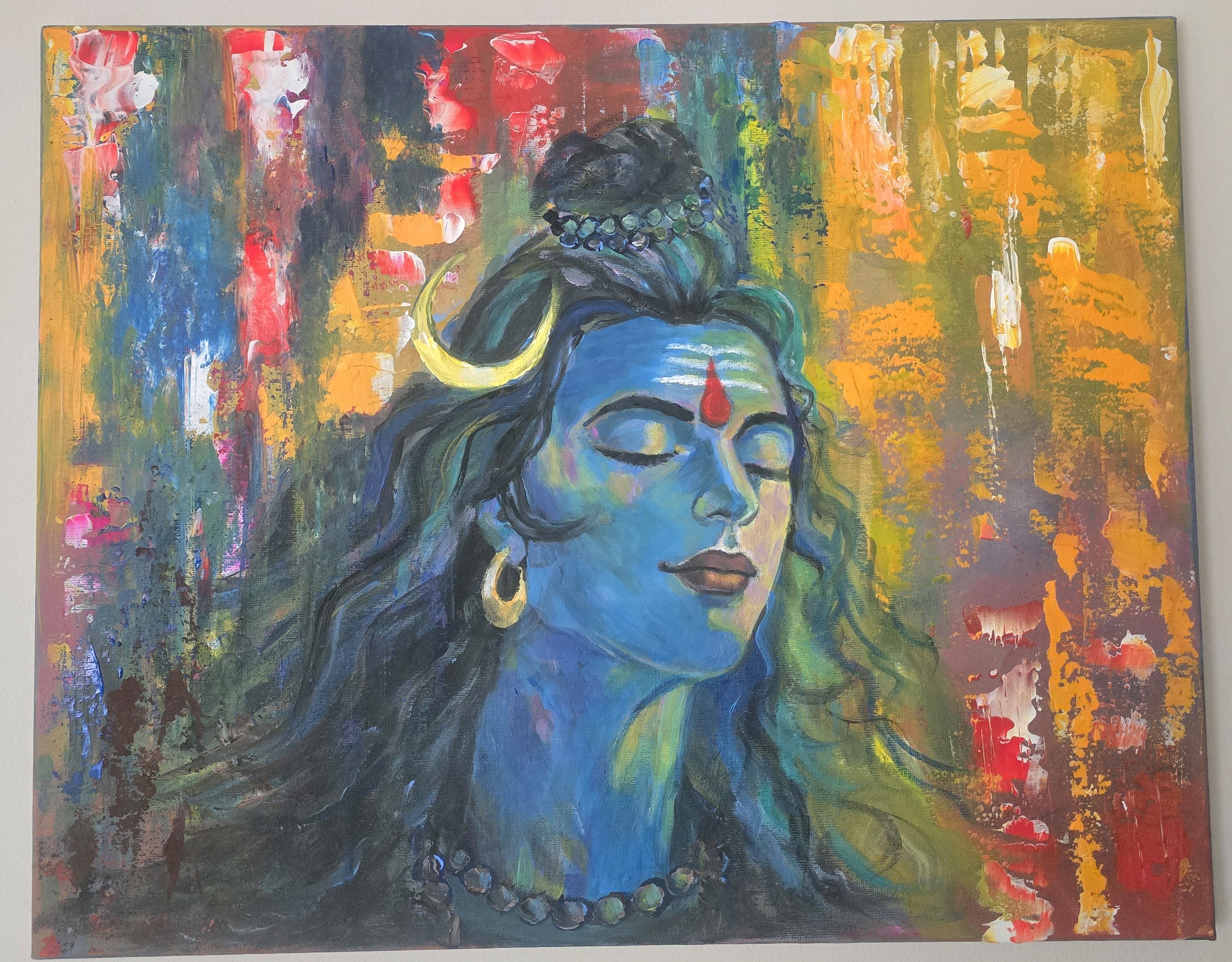 Original Artwork 9 Meditative Lord Shiva