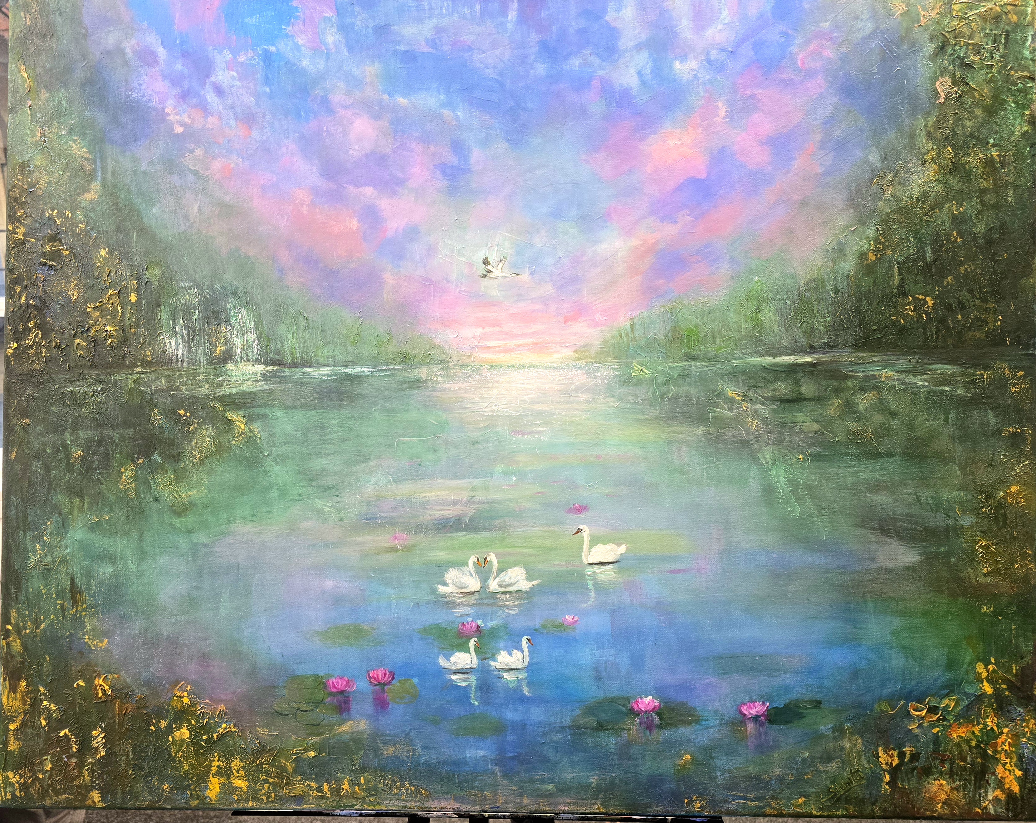 “Where love rests at sunset''